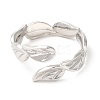 201 Stainless Steel Open Cuff Ring RJEW-E063-50P-2