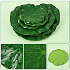 Artificial EVA Foam Lotus Leaf & Flower AJEW-SP0003-26C-3