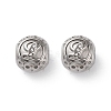 304 Stainless Steel Rhinestone European Beads STAS-A092-10L-P-1