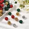 Christmas Theme Resin Rhinestone Beads RESI-L049-01-1