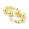 Brass Stud Earrings KK-R150-04C-2