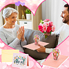 AHANDMAKER 2 Sets 2 Styles Mother's Day 3D Pop Up Paper Greeting Card for Birthday Day AJEW-GA0006-97-5