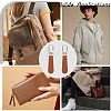 8Pcs PU Leather Zipper Pulls for Handbags Luggage and Jacket FIND-CL0002-09A-5