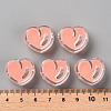 Transparent Enamel Acrylic Beads TACR-S155-004C-4