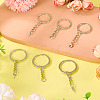 60Pcs 6 Styles Iron Split Key Rings FIND-TA0008-13-6