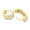 Brass with Cubic Zirconia Earrings EJEW-L211-13G-2