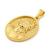 Ion Plating(IP) 304 Stainless Steel Pendants STAS-R231-18G-25-2