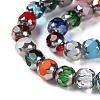 Electroplate Glass Beads Strands GLAA-K061-03-3
