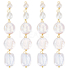 20Pcs 5 Style Natural Pearl Pendants PALLOY-PH01822-1