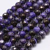 Faceted Natural Fire Crackle Agate Beads Strands X-G-F447-4mm-A11-1