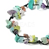 Chakra Theme Adjustable Bracelet BJEW-TA00372-3