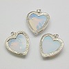 Heart Opalite Pendants X-GP356-5-2