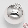 Round 925 Sterling Silver Pendants STER-F013-01A-1