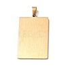 201 Stainless Steel Pendant STAS-B033-01G-20-2