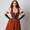 Viking Adjustable Polyester Cord Bracelets AJEW-WH20816-233A-B-5
