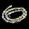 Electroplate Glass Beads Strands EGLA-C003-02-2