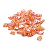 2-Hole Transparent Glass Seed Beads SEED-S023-30C-14-1