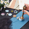 Blank Wax Seal Brass Stamp Head & Alloy Handles DIY-WH0310-01AB-3
