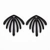 Spray Painted Alloy Pendants LS-PALLOY-Q433-029I-RS-1