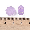 Frosted Transparent Acrylic Beads X1-OACR-P029-03B-04-3