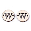 Unfinished Natural Poplar Wood Links Connectors WOOD-S045-140A-01W-2