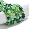 Glass Beads Strands EGLA-A034-M6mm-11-2