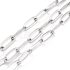 Tarnish Resistant 304 Stainless Steel Paperclip Chains CHS-O010-03P-1