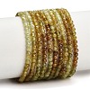 Natural Green Garnet Beads Strands GG-CBA77FB-B11-3mm-4