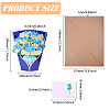 DIY Paper Flower Bouquet Greeting Card Sets AJEW-WH0455-197C-2