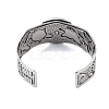 Constellation Alloy Open Cuff Bangles for Women Men BJEW-C064-01AS-11-3