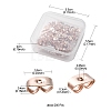 200Pcs Iron Ear Nuts FIND-YW0001-51-4