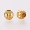 Iron Corrugated Beads E185Y-G-2