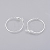 Brass Hoop Earrings EC108-1NFS-1