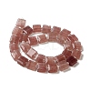 Natural Strawberry Quartz Beads Strands G-L596-A20-01-3