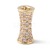 Eco-Friendly Rack Plating Brass Micro Pave Cubic Zirconia Beads KK-F835-26B-G-1
