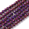 Electroplate Glass Beads Strands LS-EGLA-K015-09E-1