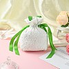 Cloth High Jacquard Flower Sugar Gift Drawstring Bags with Handle ST-CJ0004-01D-4