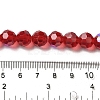 Electroplate Transparent Glass Beads Strands EGLA-A035-T10mm-L01-4