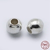 925 Sterling Silver Spacer Beads STER-K171-44S-3mm-3