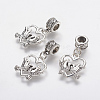 15Pcs Tibetan Style Alloy European Dangle Charms MPDL-ZF0001-04-1