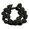 Dyed Natural Lava Rock Bead Strands G917-11-4