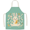 Cute Easter Rabbit Pattern Polyester Sleeveless Apron PW-WG98916-31-1