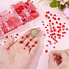 810Pcs 14 Styles Faceted Glass Beads GLAA-ME0001-09-3