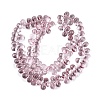 Baking Paint Transparent Glass Beads Strands GL-N005-02A-D03-2