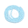 Electroplate Glass Beads Strands EGLA-A044-P1mm-A06-3