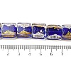 Handmade Gold Foil and Silver Foil Lampwork Beads FOIL-C001-01B-06-4
