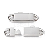 Non-Tarnish 304 Stainless Steel Bayonet Clasps STAS-M325-16P-1