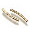 Brass Curved Tube Beads X-KK-R112-033A-NF-3