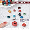 ARRICRAFT 200Pcs 10 Colors Natural Lava Rock Beads G-AR0005-23-4