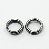 Iron Split Rings JRD4MM-01B-NF-2
